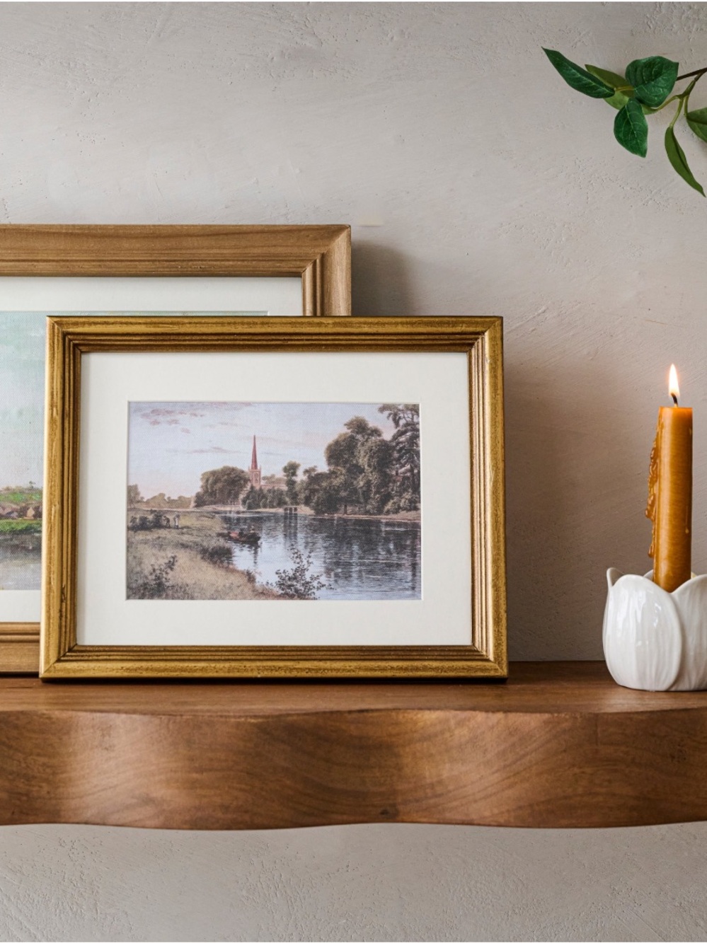 Magnolia Gold Framed Riverside Print